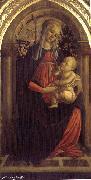 BOTTICELLI, Sandro Madonna of the Rosengarden fhg oil painting reproduction